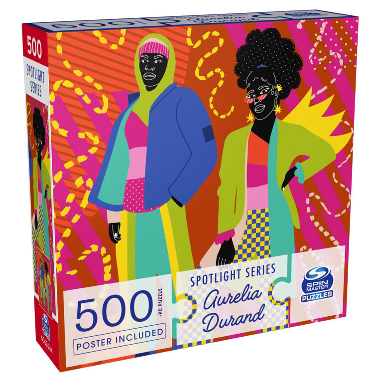 500-Piece Jigsaw Puzzle, Artist Spotlight Series Aurelia Durand, Together, by Spin Master Puzzles - English Edition