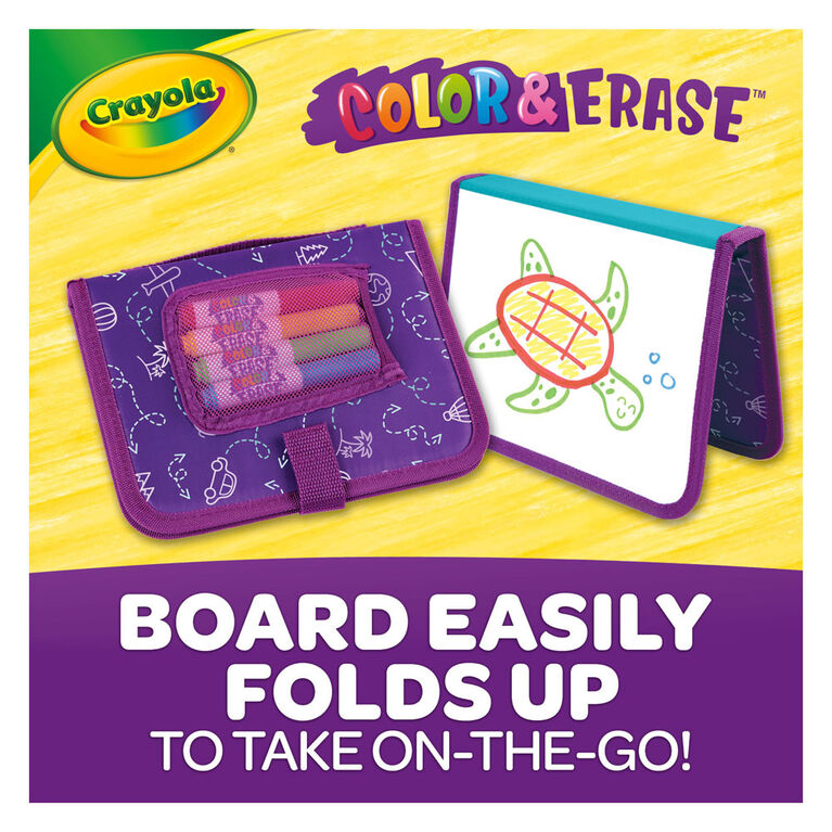 Crayola Colour & Erase Reusable Travel Board