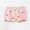 12-18m short rétro en jersey bouclette - imprimé rose pâle