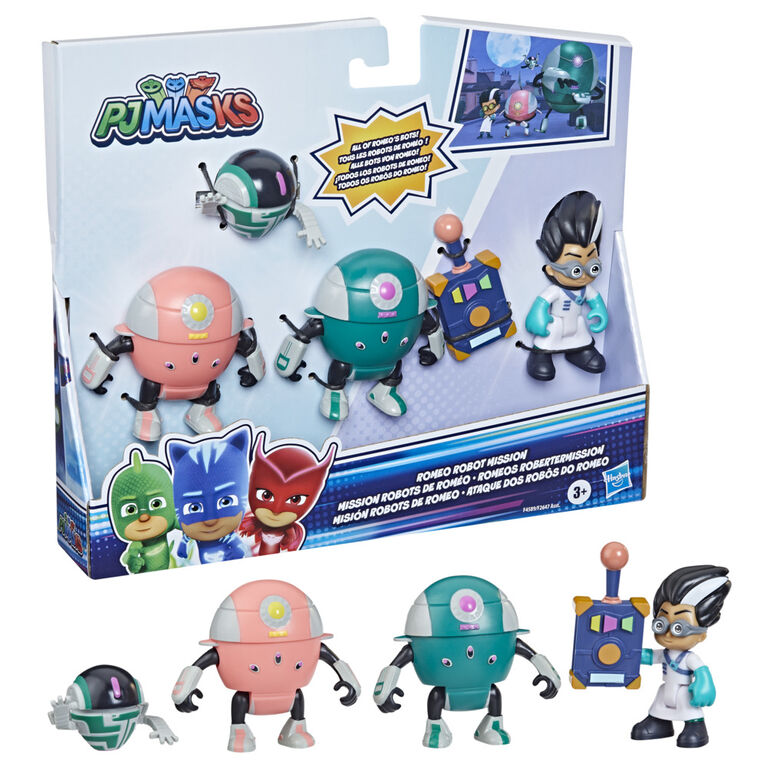 PJ Masks Romeo Robot Mission Action Figure Set
