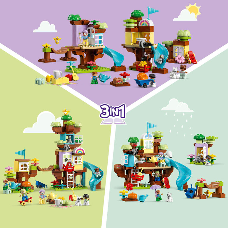LEGO DUPLO 3in1 Tree House 10993 Building Toy Set (126 Pieces)