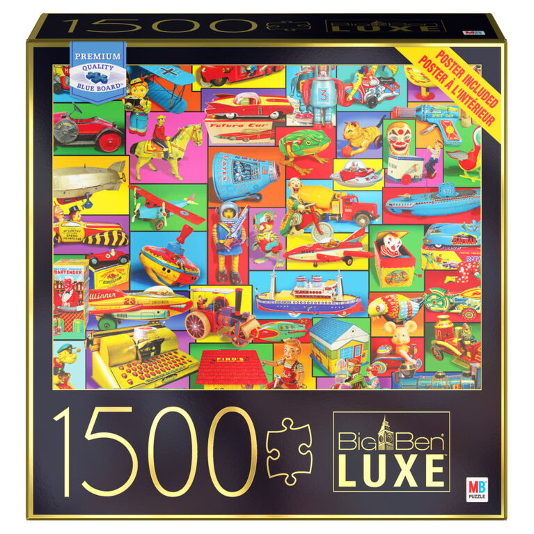 Puzzle Big Ben Luxe de 1500 pièces, Jouets en métal vintage
