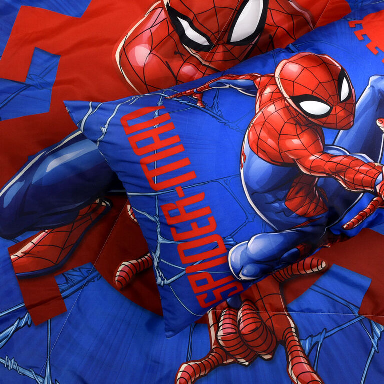 Marvel Spider-Man 2-Piece Toddler Bedding Set including Comforter and Pillowcase