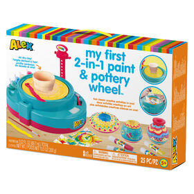 ALEX My First 2-In-1 Paint and Pottery Wheel