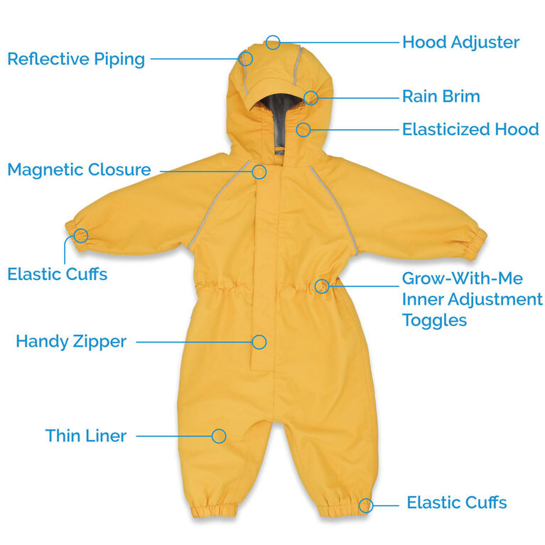 Combinaisons de Pluie Légères pour Enfants | Gros Camions - 1T (1-2A)