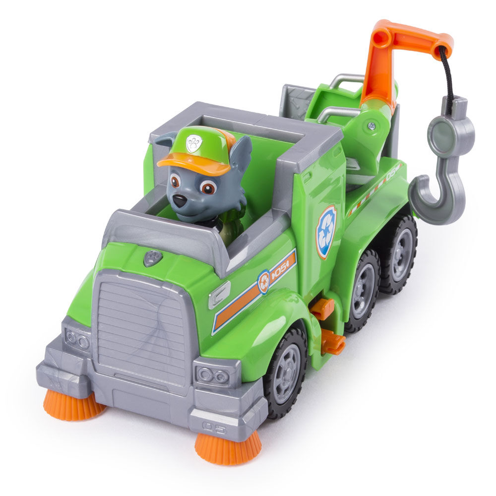 paw patrol rocky's team recycling truck
