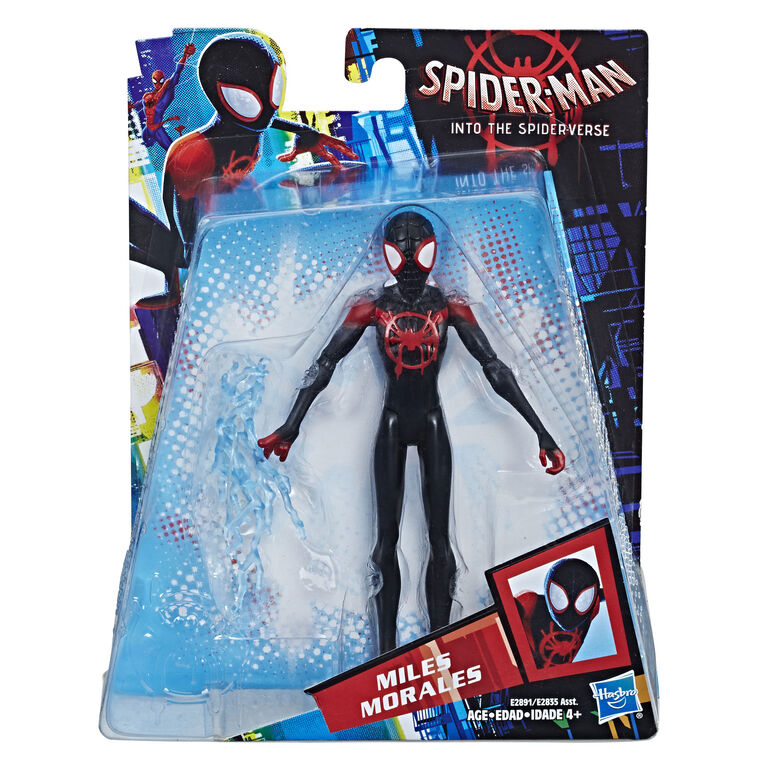 Spider Man Into The Spider Verse 6 Inch Miles Morales Figure Toys R Us Canada