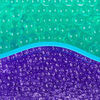 Orbeez, One and Only Micro Mix, Plus de 2 000 mini-billes violettes et 500 billes d'eau bleu turquoise, outil de tri