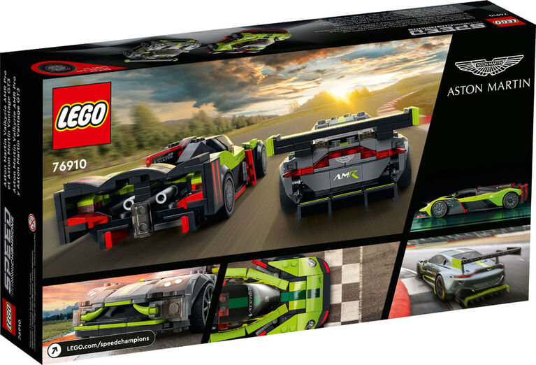 LEGO Speed Champions Aston Martin Valkyrie AMR Pro and Aston Martin Vantage GT3