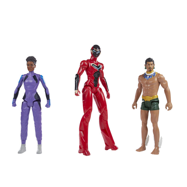 Marvel Studios' Black Panther Wakanda Forever Titan Hero Series, Action Figure Pack with Shuri, Ironheart, and Namor - R Exclusive