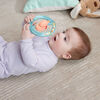 Fisher Price Shake & Spin Axolotl Rattle Baby Toy with Fine Motor Activity for Newborns
