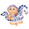 Cabbage Patch Kids Deluxe Tiny Newborn (Splash 'n Float) - Splash 'n Float Zebra Swimsuit Blue Eyes