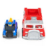 PAW Patrol, True Metal Camion de pompier d'équipe en métal moulé avec voiture de Chase à l'échelle 1:55