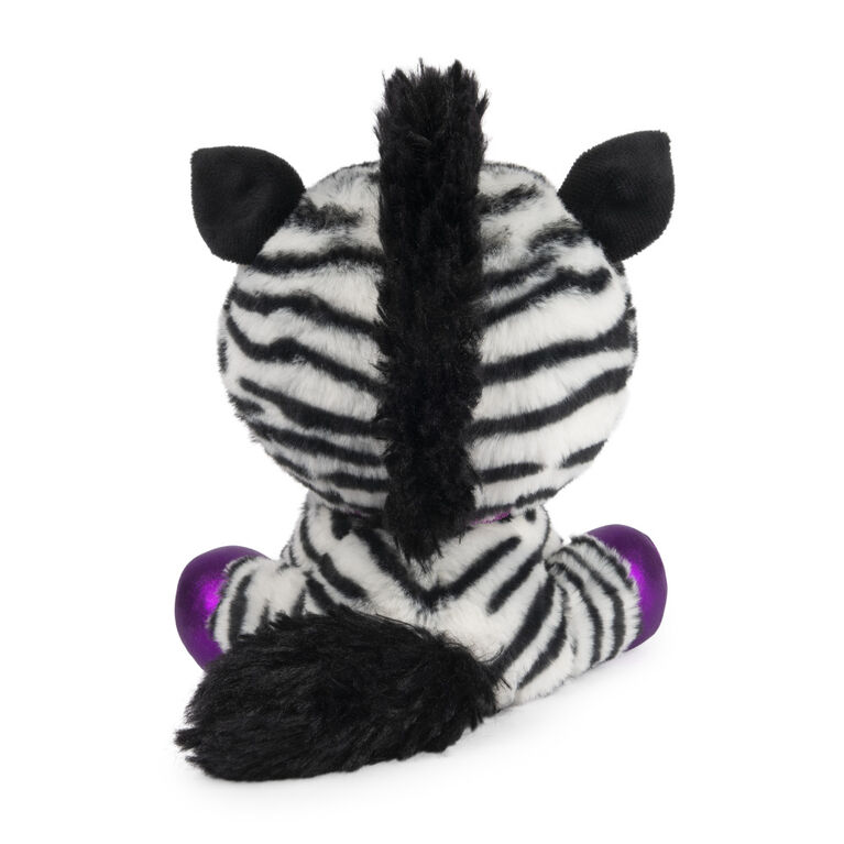 P.Lushes Designer Fashion Pets Alexia Zara Zebra Stuffed Animal, Black/White, 6"