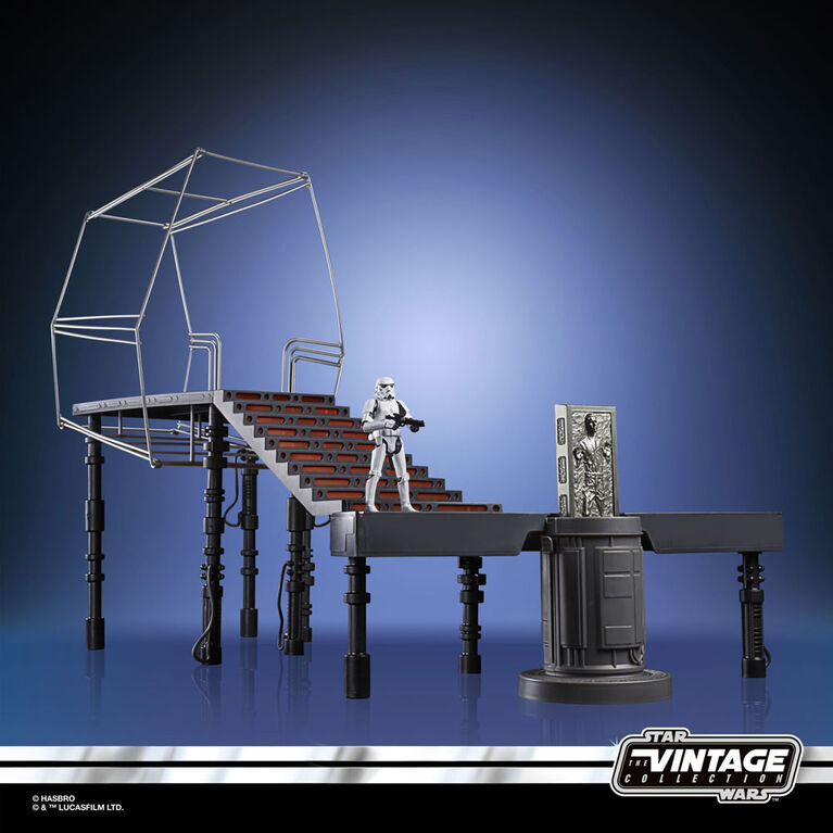 Star Wars The Vintage Collection - The Empire Strikes Back Carbon-Freezing Chamber Playset with Stormtrooper Action Figure