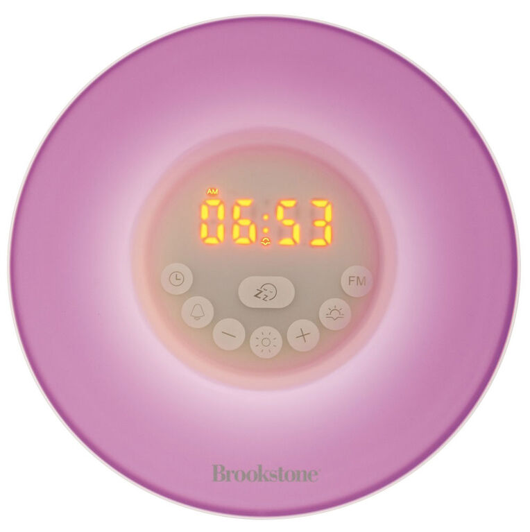 Brookstone Alarm Clock wFM Radio Sound - English Edition