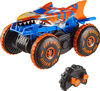 Hot Wheels Monster Trucks Tiger Shark Climber RC Vehicle, Battery-Powered Remote-Control Toy Truck