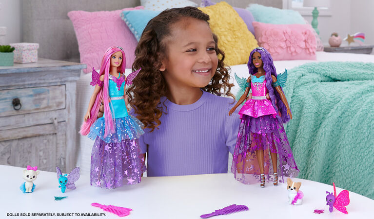 Barbie Doll with Two Fairytale Pets, Barbie "Brooklyn" From Barbie A Touch of Magic