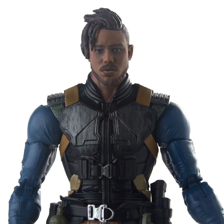 Marvel Black Panther - Série Marvel Legends - Figurine Erik Killmonger de 15 cm