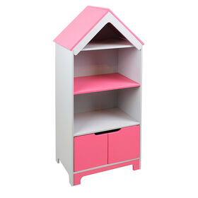 Pink/White Dollhouse Book Shelf