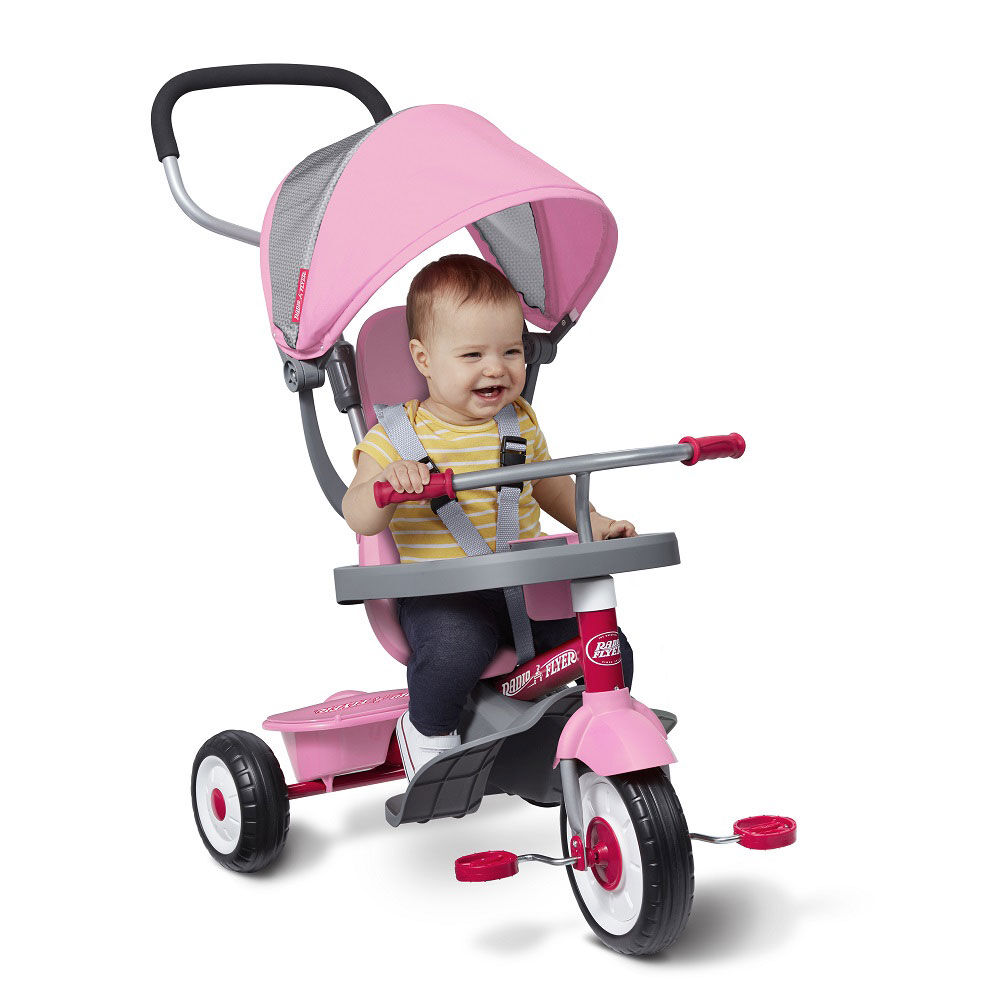 Radio flyer stroll n trike sale pink
