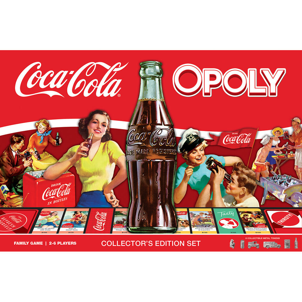 Masterpieces Puzzle Company Coca-Cola Opoly Board Game - English Edition