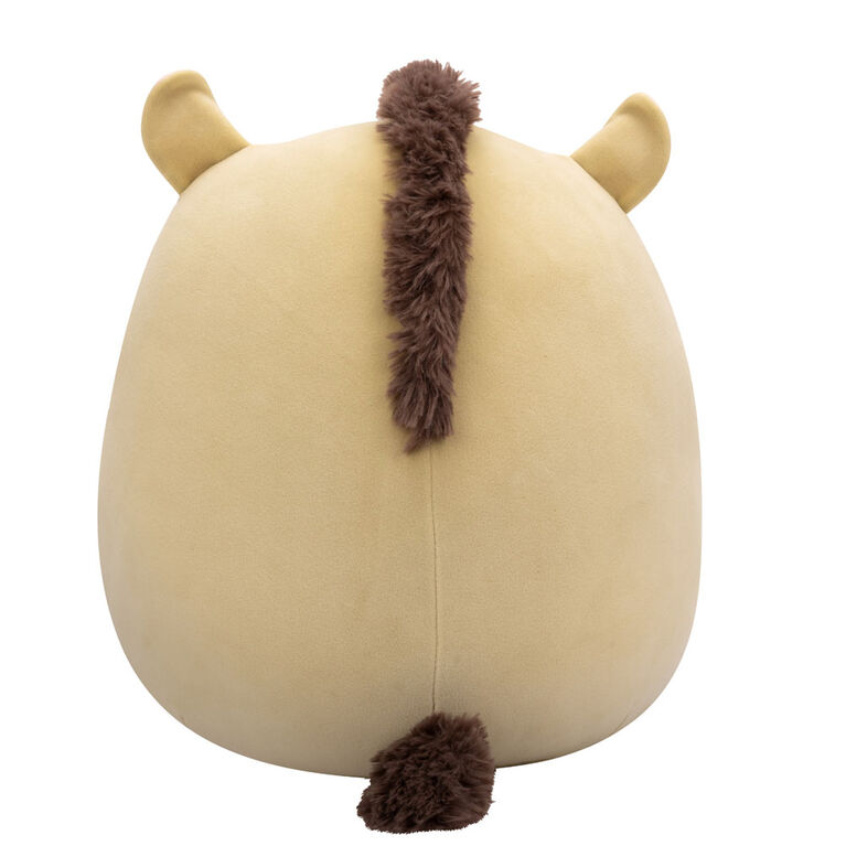 Squishmallows 12" Plush  - Mars the Olive Horse with Brown Embossed Cable Knit Belly