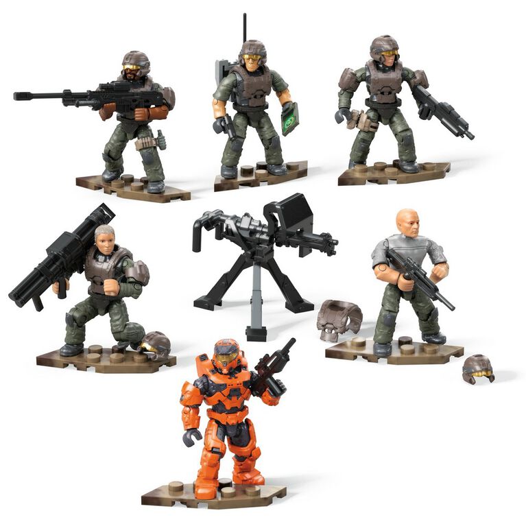 Mega Construx - Halo - Coffret Peloton de marines UNSC