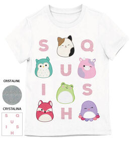 Squishmallows Squish Characters Chemise Blanc 