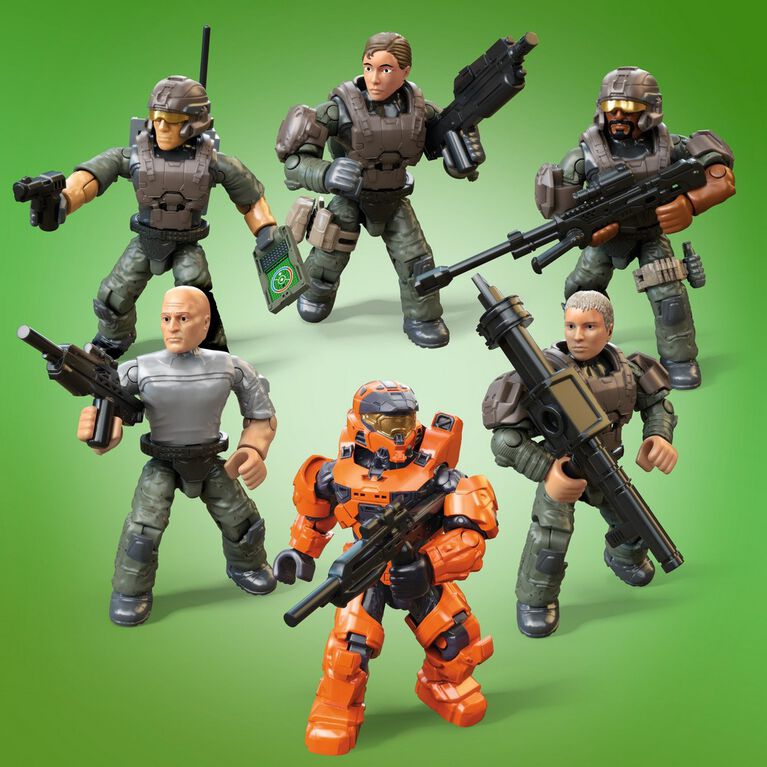 Mega Construx - Halo - Coffret Peloton de marines UNSC