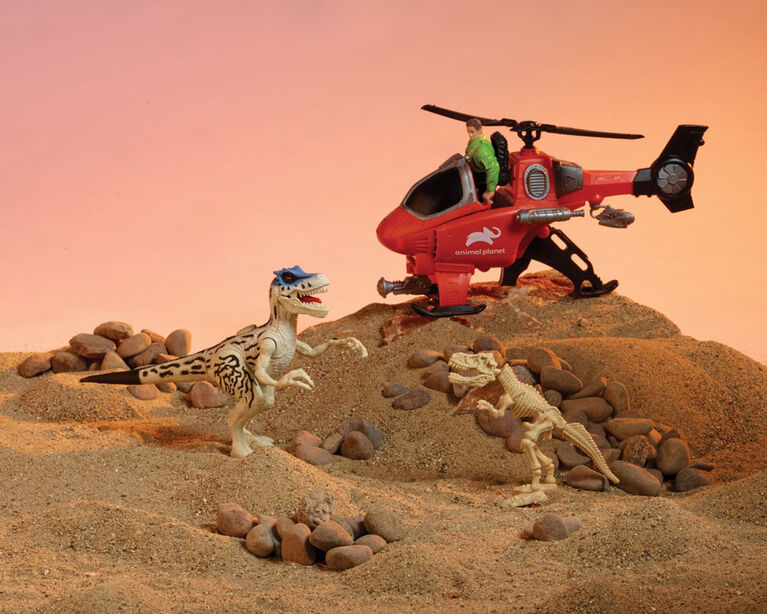 Animal Planet - Jeu d’exploration des dinosaures – Hélicoptère - Notre exclusivité