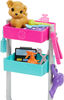 Barbie "Malibu" Stylist Doll and 14 Accessories Playset, Hair and Makeup Theme with Puppy and Styling Cart
