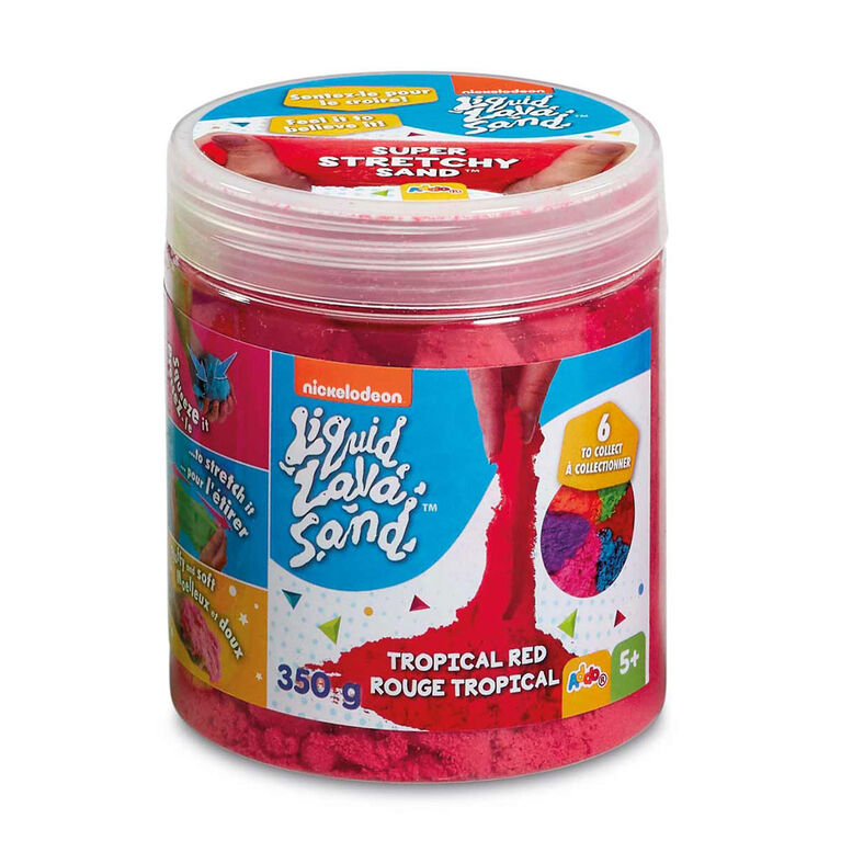 Nickelodeon Liquid Lava Sand 12oz. Super Stretchy Sand Tub R