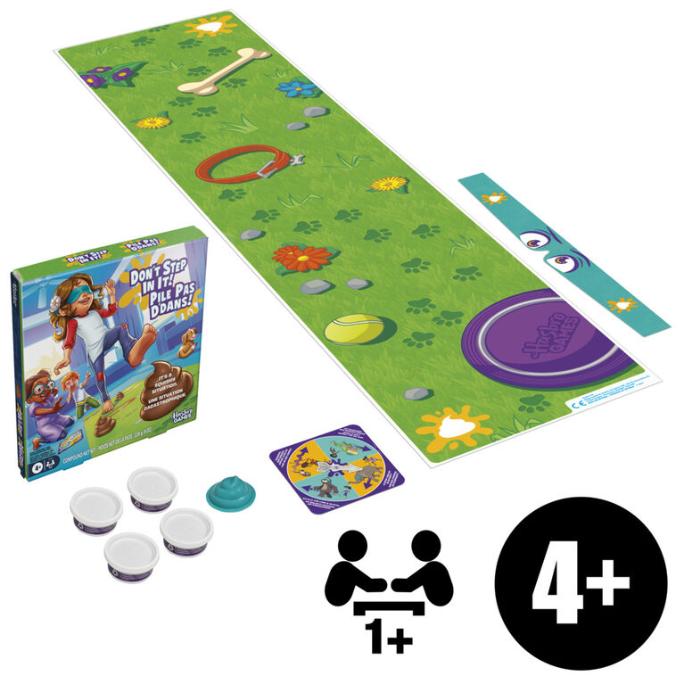 Pile pas d'dans! jeu avec roulette de démarches animales