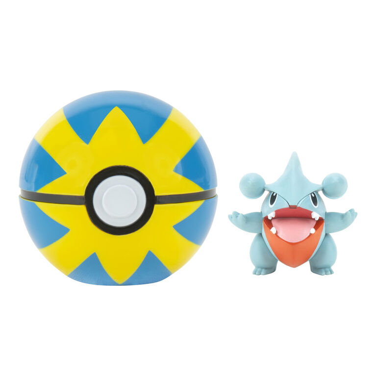 Pokémon Clip 'N' Go - Gible + Quick Ball