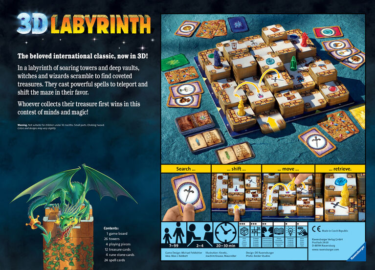 Ravensburger - Labyrinth 3D English Version