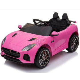 Kidsvip 12V Jaguar F Type W/ Rc Pink - English Edition
