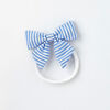 bow baby headband, o/s - blue
