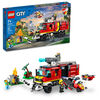 LEGO City Fire Command Truck 60374 Building Toy Set (502 Pieces)