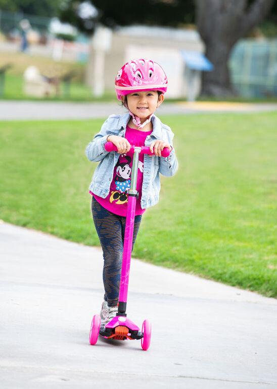 Sport Runner scooter 3 roues avec roues lumineuses - bleu - Notre exclusivité