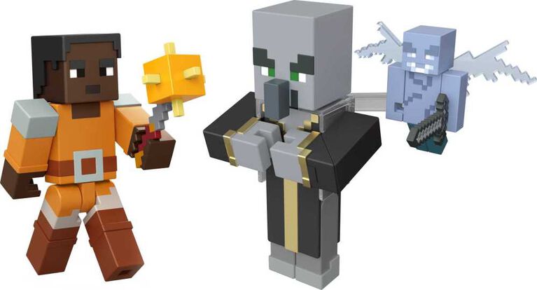 Minecraft Dungeons Hal and Nameless One Figures