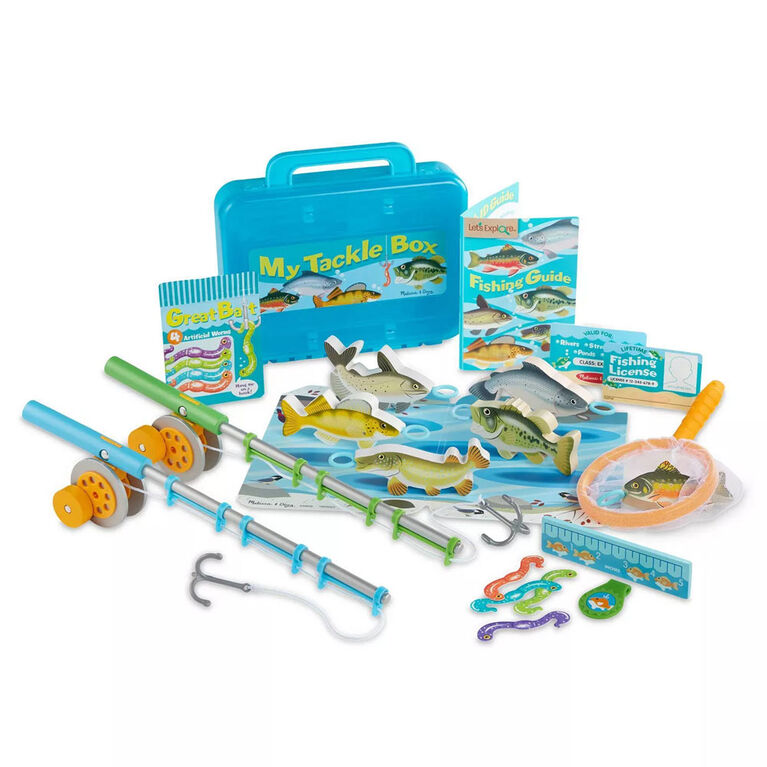  Big Country Toys - Fishing Toy Playset - Kids Fishing Set with Toy  Boat - 10-Piece Fishing Set : Toys & Games