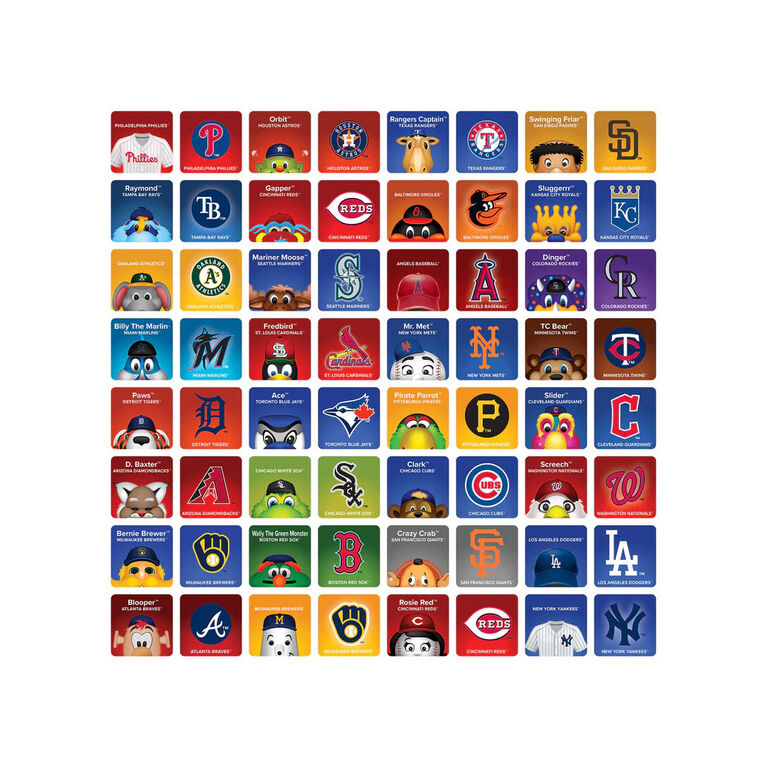 E-MLB MASCOTS MATCHING GAME