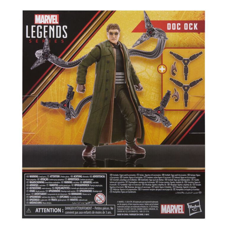 Hasbro Marvel Legends Series, figurine articulée de collection Doc Ock de 15 cm de Spider-Man : Sans retour
