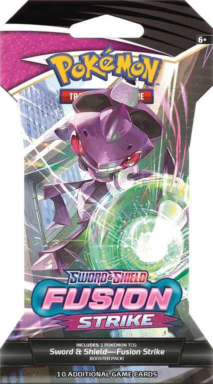 Pokemon Sword and Shield "Fusion Strike" Sleeved Booster