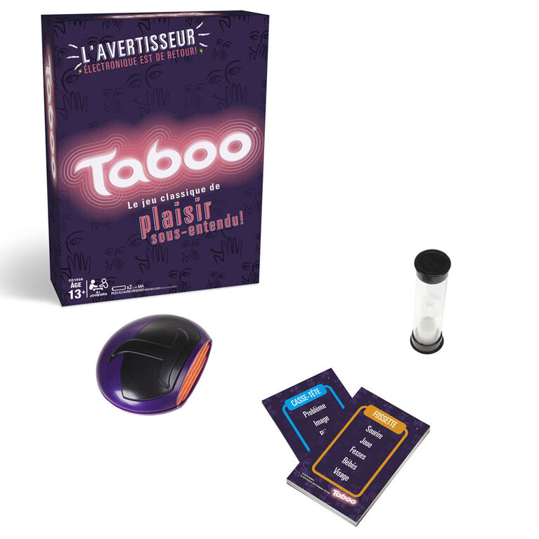 Hasbro Gaming - TABOO - Édition française - les motifs peuvent varier