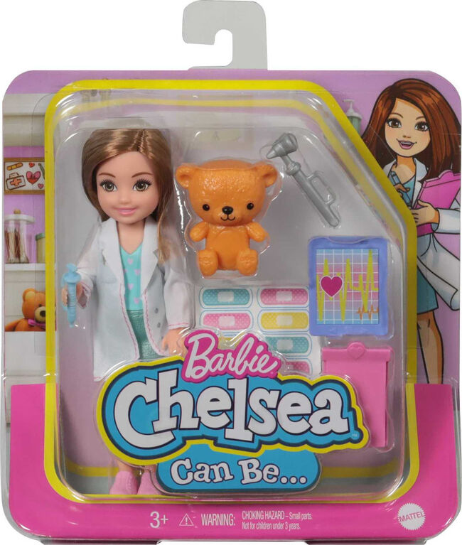 ​Barbie Chelsea Can Be Playset with Brunette Chelsea Doctor Doll and Accessories