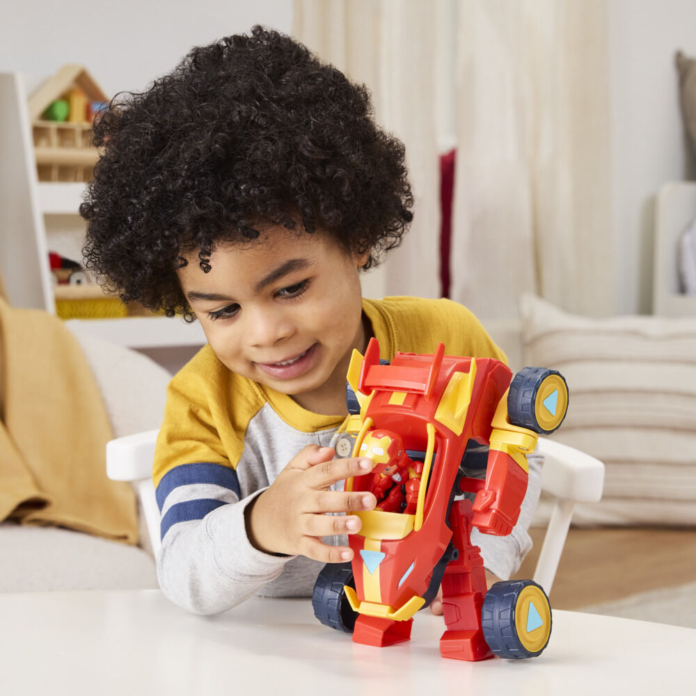 Marvel Iron Man and his Awesome Friends 2-In-1 Mech Suit & Vehicle, Action Figure & Toy Vehicle