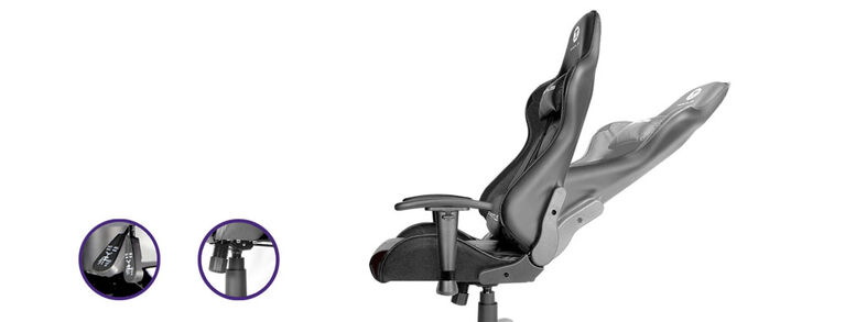 Chaise de Jeu Primus - Thronos 100T Noir - Édition anglaise