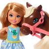 Barbie Club Chelsea and Horse doll, Dressed in an Outfit and Accessories